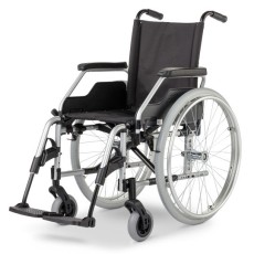 Folding passive manual wheelchair